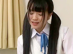 Fabulous Japanese chick Riona Minami, Rui Hazuki in Amazing teens 18+, Threesomes JAV scene
