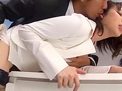 Fabulous Japanese girl Mona Asamiya in Amazing Secretary, Cunnilingus JAV video