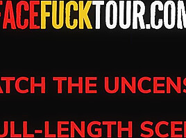 Face Fuck Tour - Amateur Babe Gets DIY How To Deep Throat Demo Lesson