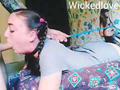 Feet To Neck Tied Up Slobbering Belly Facefucking Throat Pie #3