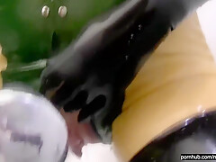 Fetish Rubber Doll Has A Wonderful Shower Pleasure