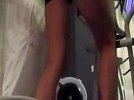 Fetish black guy in gown enjoying blonde slut