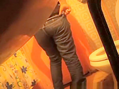 Filmed while peeing