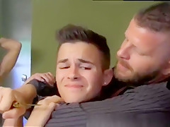Fingering his butt while he is sucking