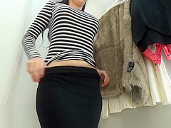 Fitting room masturbate