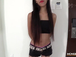 Flat chested Filipina whore wants me to knock her up