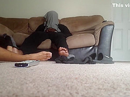 Foot play with dl guy