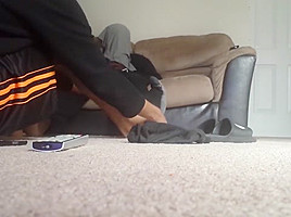 Foot play with dl guy