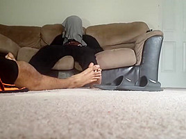 Foot play with dl guy