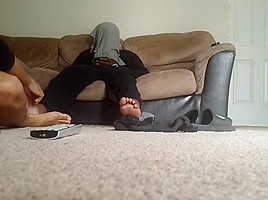 Foot play with dl guy
