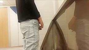 Fourth hot urinal lads pissilation