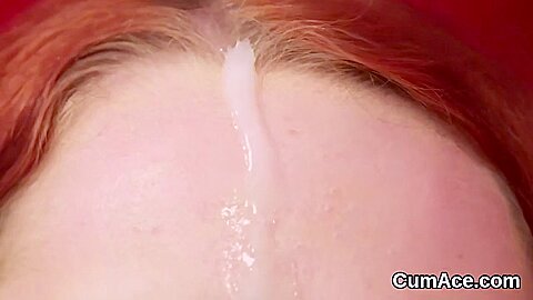 Foxy Sex Kitten Gets Sperm Load On Her Face Gulping All (sex Kitten )