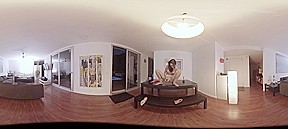 Francys Belle in Brunette's Sexy Lingerie - VirtualPorn360