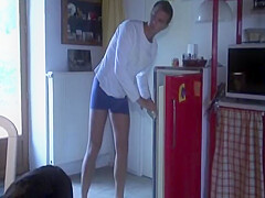 French Babe Gets Banged By Her Man And His Friends