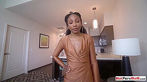 Fucking My Ebony Milf Stepmother In The Shower From Beh
