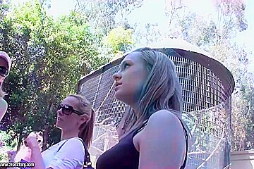 Funny and pretty girls Anita Dark and Blue Angel are talking about sex