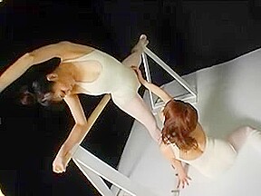 Futanari Ballet, Teased Penis and Cums Alot!