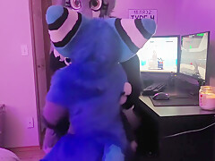 Gamer Furry Gets Sucked Off & Fucks Cute Wolf Girl In Return