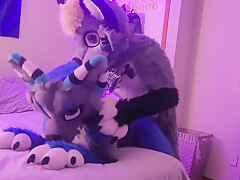 Gamer Furry Gets Sucked Off & Fucks Cute Wolf Girl In Return