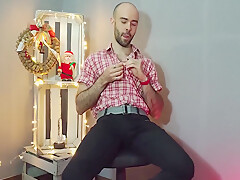 Gay Porn In Hairy Christmas! - A Naughty Special Striptease By Louis Ferdinando 6 Min