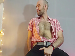 Gay Porn In Hairy Christmas! - A Naughty Special Striptease By Louis Ferdinando 6 Min
