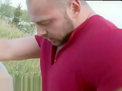 Gay guys having sex in public Muscular Studs Fuck in The Grassy Field!