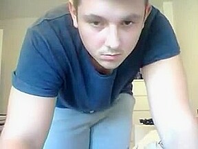 German Cute Boy Shows His Big Fat Ass On Cam So Tight Hole