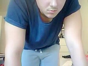 German Cute Boy Shows His Big Fat Ass On Cam So Tight Hole