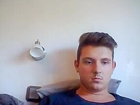 German Cute Boy Shows His Big Fat Ass On Cam So Tight Hole
