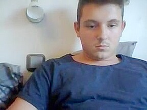 German Cute Boy Shows His Big Fat Ass On Cam So Tight Hole