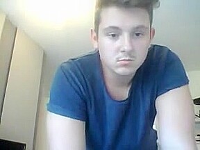 German Cute Boy Shows His Big Fat Ass On Cam So Tight Hole