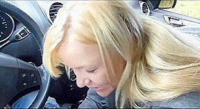German Milf Creampie Outdoor