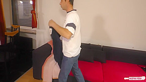German Wife Fucked Rough By Neighbor 10 Min