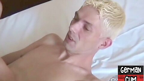 German jock gives bj after barebacking ass in couple