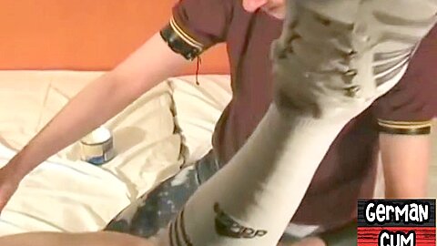 German stud anallybanged in barebacked asshole till cumshot