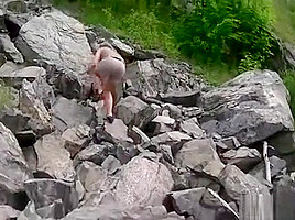 Getting Her Sweet Sexy Lips Around That Hung Dude's Knob