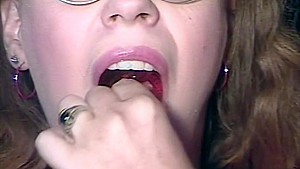Giantess dominates tiny man - mouth, vore, spit, piss, human dildo