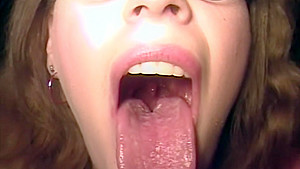 Giantess dominates tiny man - mouth, vore, spit, piss, human dildo