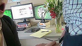 Ginger Banks 4k HD Office Sex