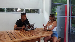 Girl Arrives For An Interview And I Am Unfaithful To My Wife With Her To Have Hard Sex