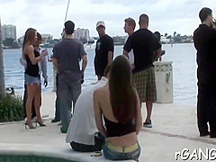 Girl Satisfied By Her Guy