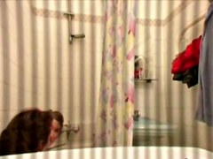 Girls spied showering bodies on the