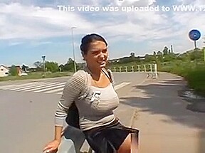Giving Hardcore Oral Job In Public Delights Naughty Playgirl