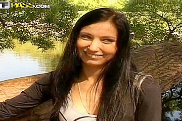 Giving wild blowjob in the car delights sexy Yulia