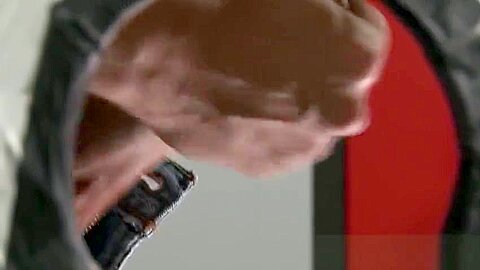 Gloryhole dong sucking hunk blows cum load
