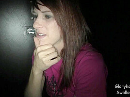 GloryholeSwallow - Melanie's 1st Visit