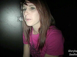GloryholeSwallow - Melanie's 1st Visit