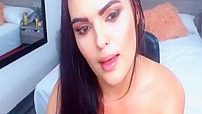 Gorgeous Babe with Big Tits Masturbates on Cam