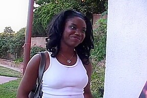 Gorgeous Ebony Babe Takes Big Black Cock