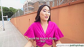 Gorgeous Katana gives Shawns cock a sloppy blowjob